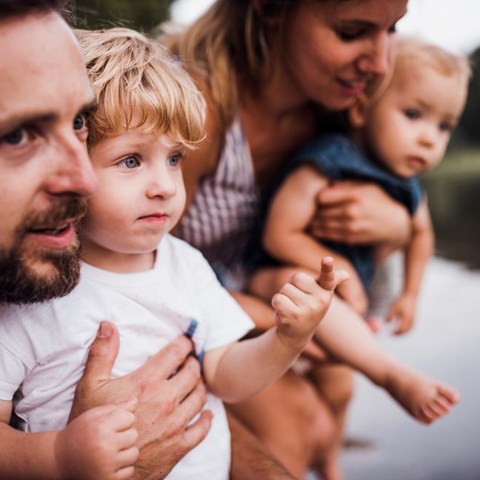 Family With Two Sons